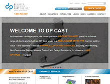 Tablet Screenshot of dpcast.com